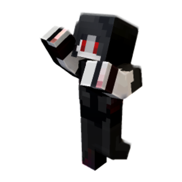goth - Minecraft pose by mynaaa | Perfect for thumbnails and renders