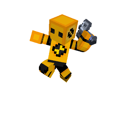 Pistol Run - Minecraft pose by itzsolace | Perfect for thumbnails and renders