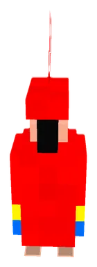 Minecraft Parrot PNG, front