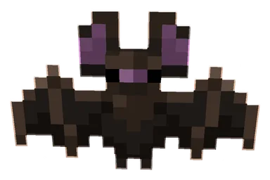 Minecraft Bat PNG, front