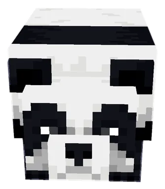 Minecraft Panda PNG, front