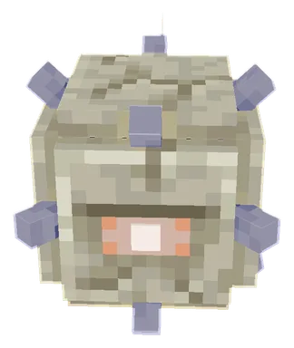 Minecraft Elder Guardian PNG, front