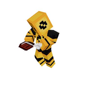 Steak Presentation - Minecraft pose by sharl1na | Perfect for thumbnails and renders