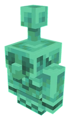 Oxidized Copper Golem PNG