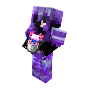 Axolotol - Minecraft pose by p4llider | Perfect for thumbnails and renders