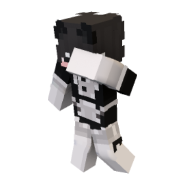 Shy Arm Shielding - Minecraft pose by kietty | Perfect for thumbnails and renders