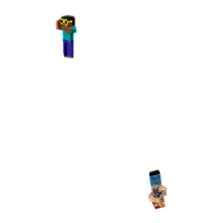 Steve minecraft pose by Jeremih Baker