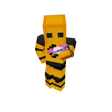 Looking at Axolotol - Minecraft pose by ame1iaswag | Perfect for thumbnails and renders
