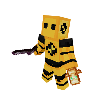Dual Wield Advance - Minecraft pose by voxyyyfr | Perfect for thumbnails and renders