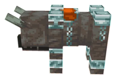 Minecraft Ravager PNG, side