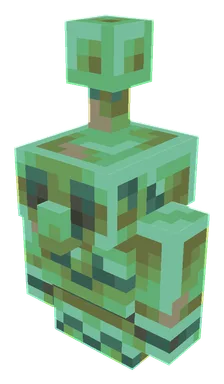 Weathered Copper Golem PNG