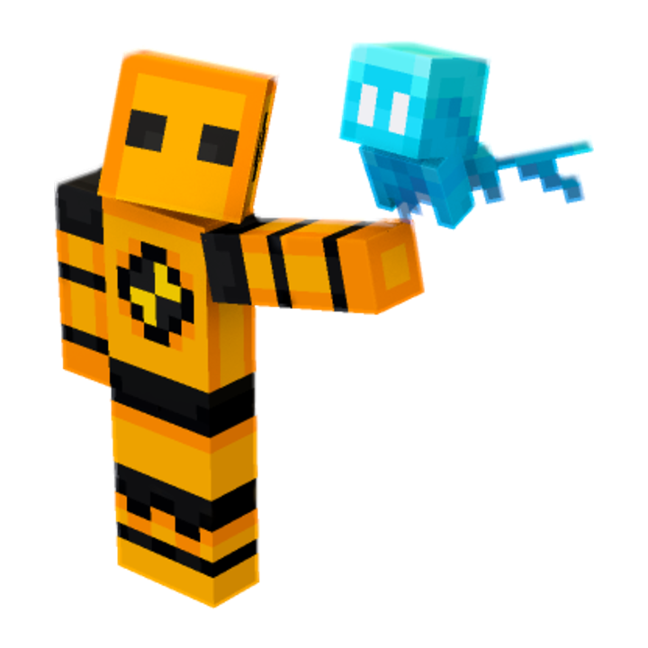 Perching Allay Companion — Minecraft pose by diversifiedplayz