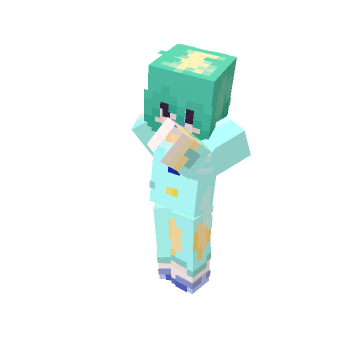 Giggling minecraft pose by varianwonder