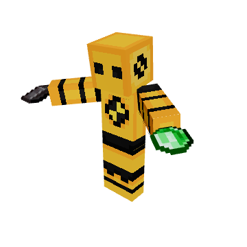 Emerald Offer - Minecraft pose by eastaries | Perfect for thumbnails and renders