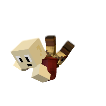 Laydown Cute - Minecraft pose by phroday | Perfect for thumbnails and renders