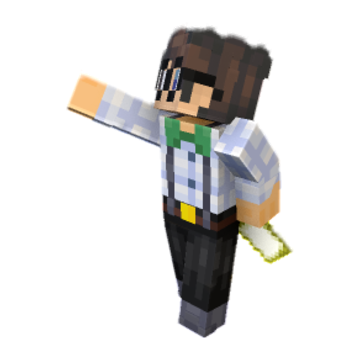 look - Minecraft pose by hanzakii | Perfect for thumbnails and renders