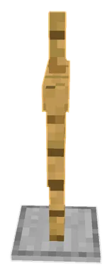 Minecraft Armor Stand PNG, side
