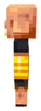 Minecraft Piglin Brute PNG, side