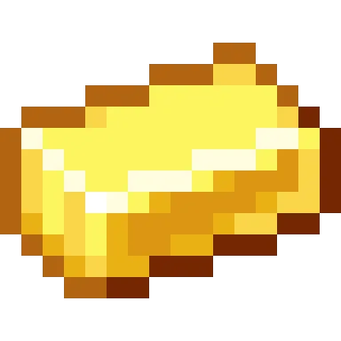 Minecraft Gold Ingot PNG