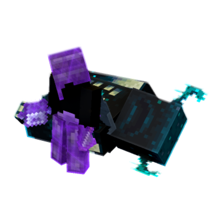 You killed a warden - Minecraft pose by xyro_mc | Perfect for thumbnails and renders