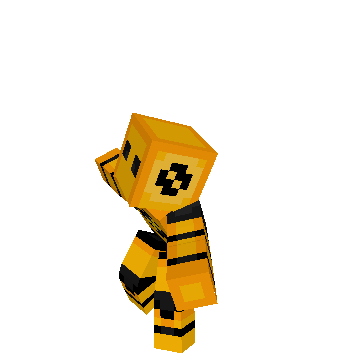 Contemplative Salute minecraft pose by koyet