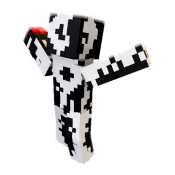 sun pointing - Minecraft pose by pkfl | Perfect for thumbnails and renders