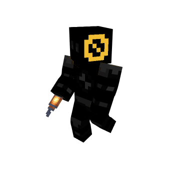 Walking with head tilted and with lantern - Minecraft pose by yuluestin | Perfect for thumbnails and renders
