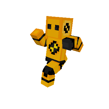 Running Punch minecraft pose by sunkpenias