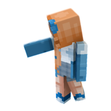 One Arm Pointing - Minecraft pose by hspro74 | Perfect for thumbnails and renders