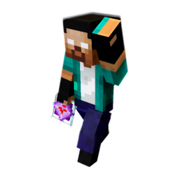 Mr minecraft pose by Mahesh Kalbi