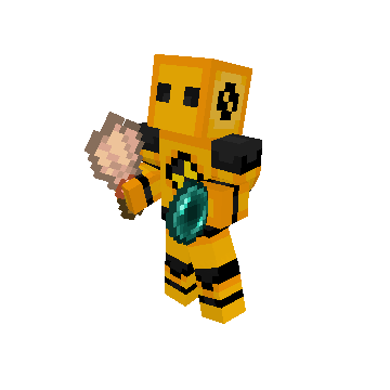 Holding Enchanted Orb minecraft pose by hxjdjdjdjdj