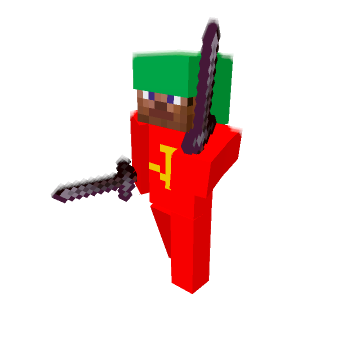 Red Warrior - Minecraft pose by minhvuvun2015 | Perfect for thumbnails and renders