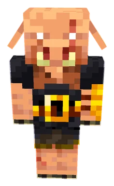 Minecraft Piglin Brute PNG, front