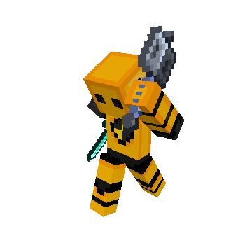 Prepared Strike - Minecraft pose by 700wallou | Perfect for thumbnails and renders