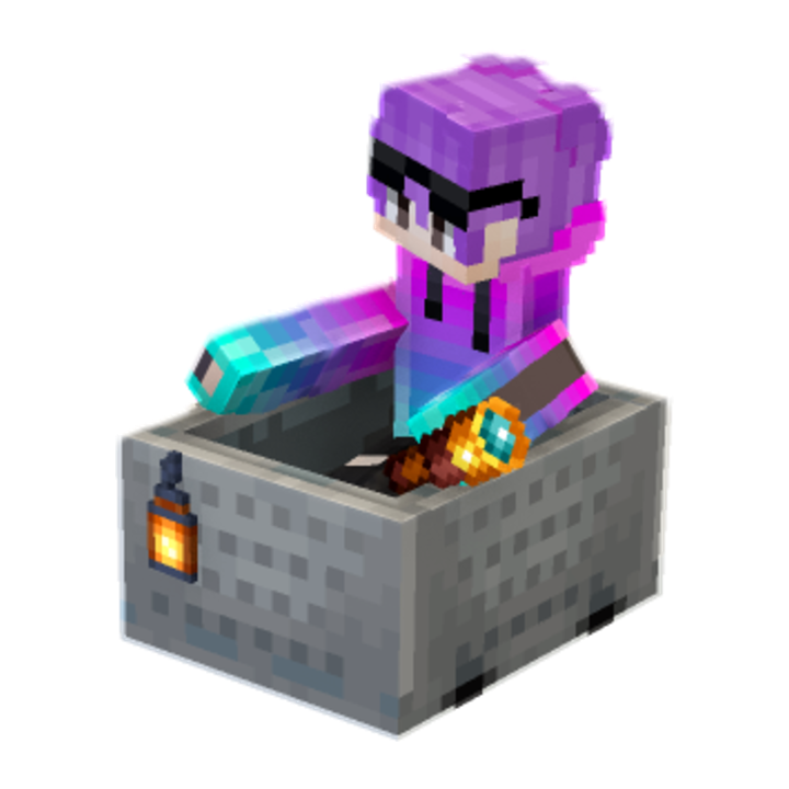 Minecart - Minecraft pose by maxilocampos | Perfect for thumbnails and renders