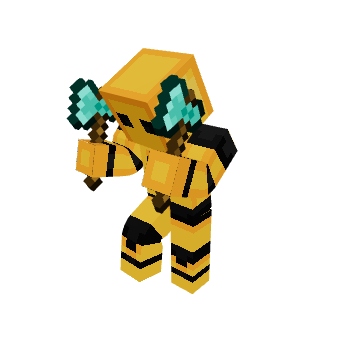 standing on a person back - Minecraft pose by error_krizboi | Perfect for thumbnails and renders