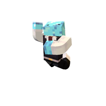 pulp fiction minecraft pose by lulutor