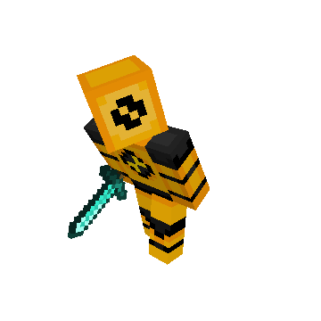 Sword Ready xerox - Minecraft pose by zer0xbhai | Perfect for thumbnails and renders