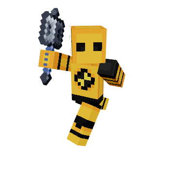 Mace 1 - Minecraft pose by metzz | Perfect for thumbnails and renders