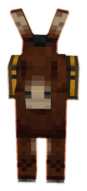 Minecraft Mule PNG, front