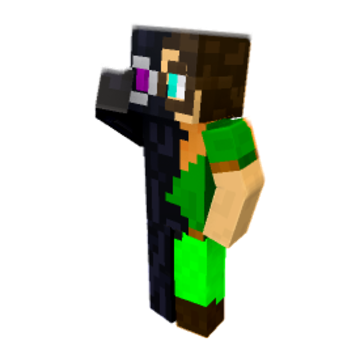 Side Profile Salute minecraft pose by Illia Tatarenko