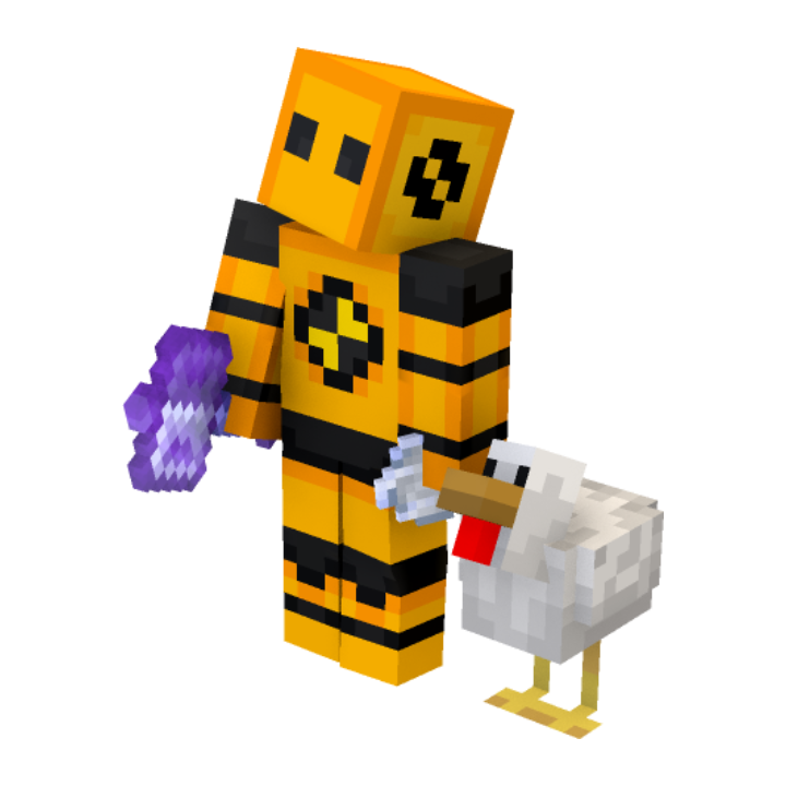 Observing farm life - Minecraft pose by braxtonnn14 | Perfect for thumbnails and renders