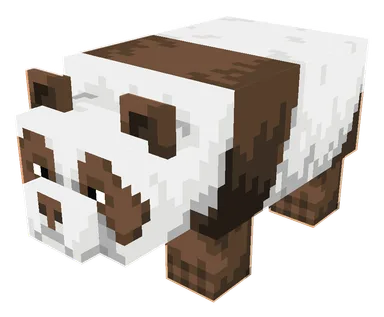 Brown Panda PNG