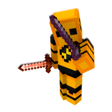 Dual Wielding Warrior - Minecraft pose by hspro74 | Perfect for thumbnails and renders
