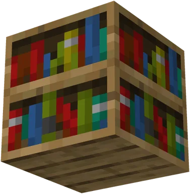 Minecraft Bookshelf PNG
