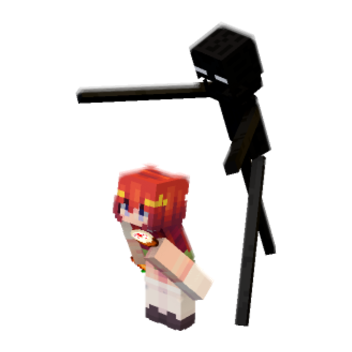 Cowering From Mob - Minecraft pose by tompearl | Perfect for thumbnails and renders