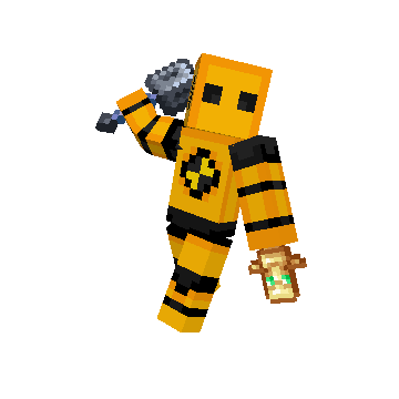 Mace Attack - Minecraft pose by knightz18yr | Perfect for thumbnails and renders