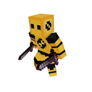two swords pose - Minecraft pose by farunxoink | Perfect for thumbnails and renders
