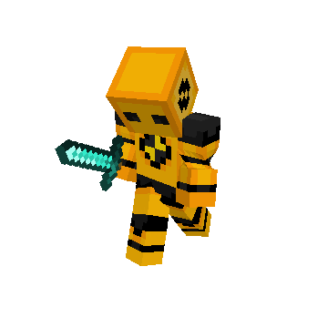 sword jumpin - Minecraft pose by hasdkjhasd | Perfect for thumbnails and renders
