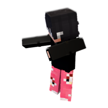 Base da minha logo minecraft pose by arthur245